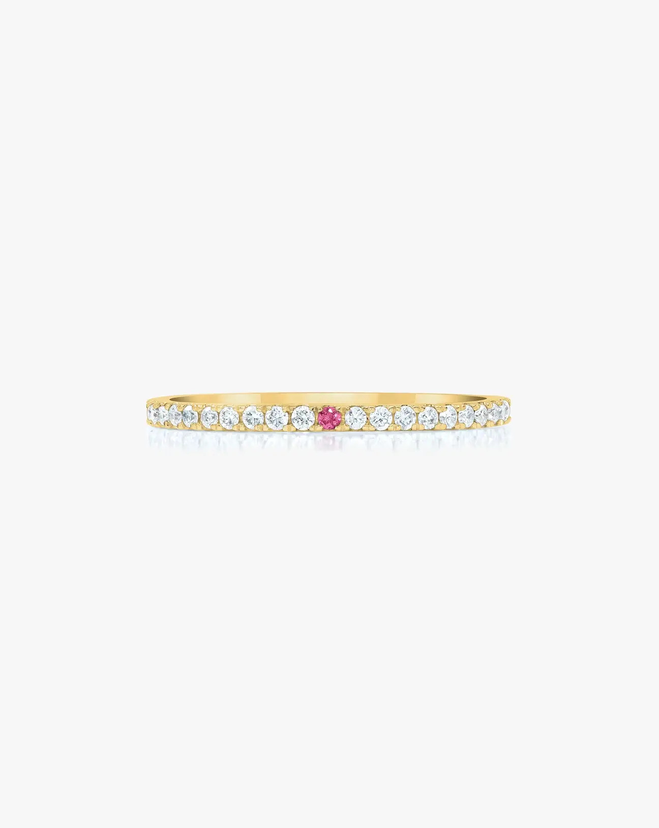 1.3 mm Personalized Perfect Pavé Diamond Ring | Ring Concierge
