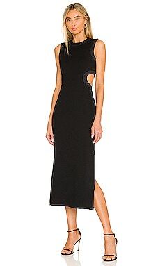 1. STATE Ponte Cut Out Dress in Rich Black from Revolve.com | Revolve Clothing (Global)