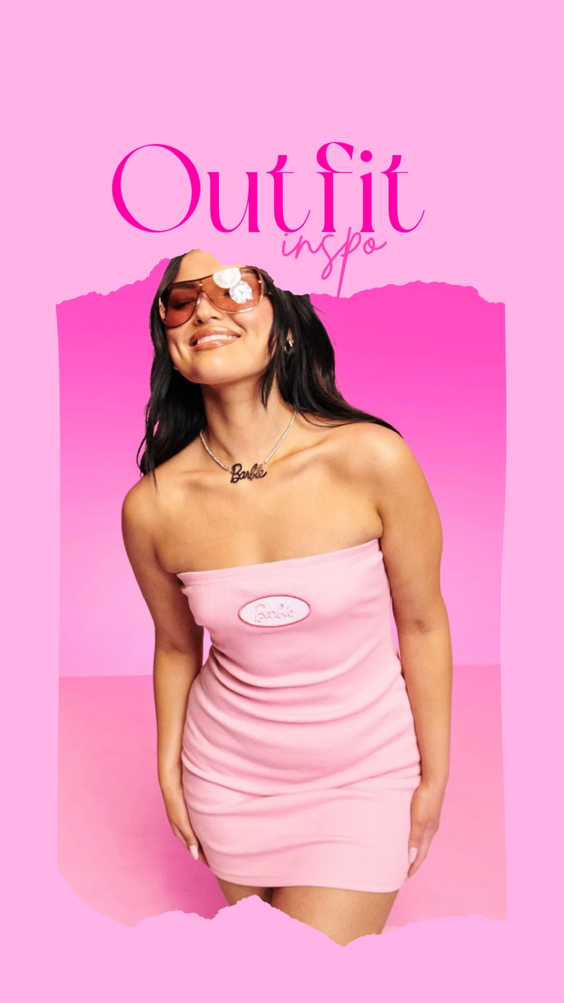 Barbie Movie Outfit Ideas | Boohoo Barbie Pink Mini Dress

#LTKunder50