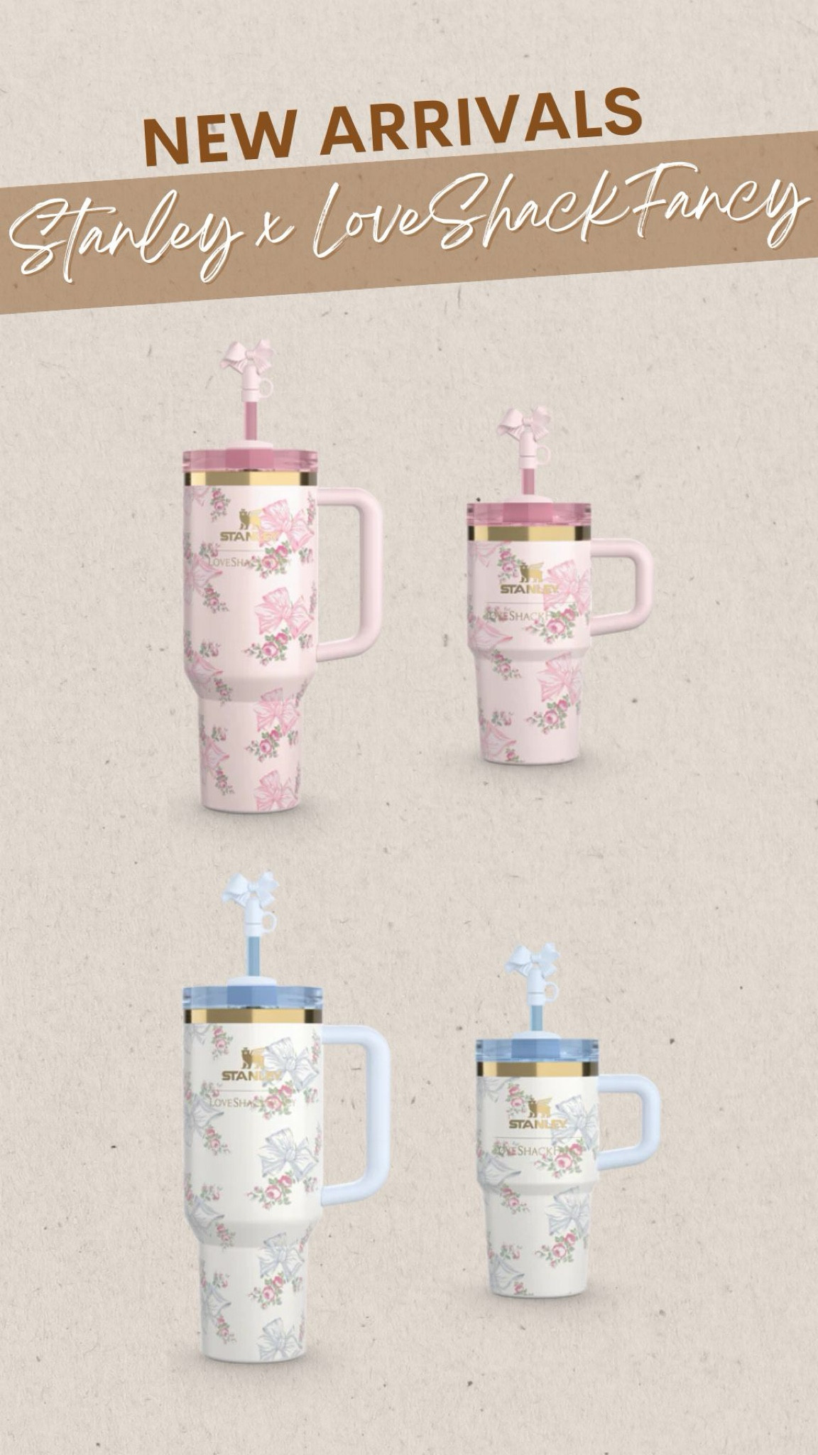 Perfect gifting idea! New Stanley x LoveShackFancy collection out now! Gift guide, Christmas, gifts for her.

#LTKHoliday #LTKSeasonal #LTKGiftGuide