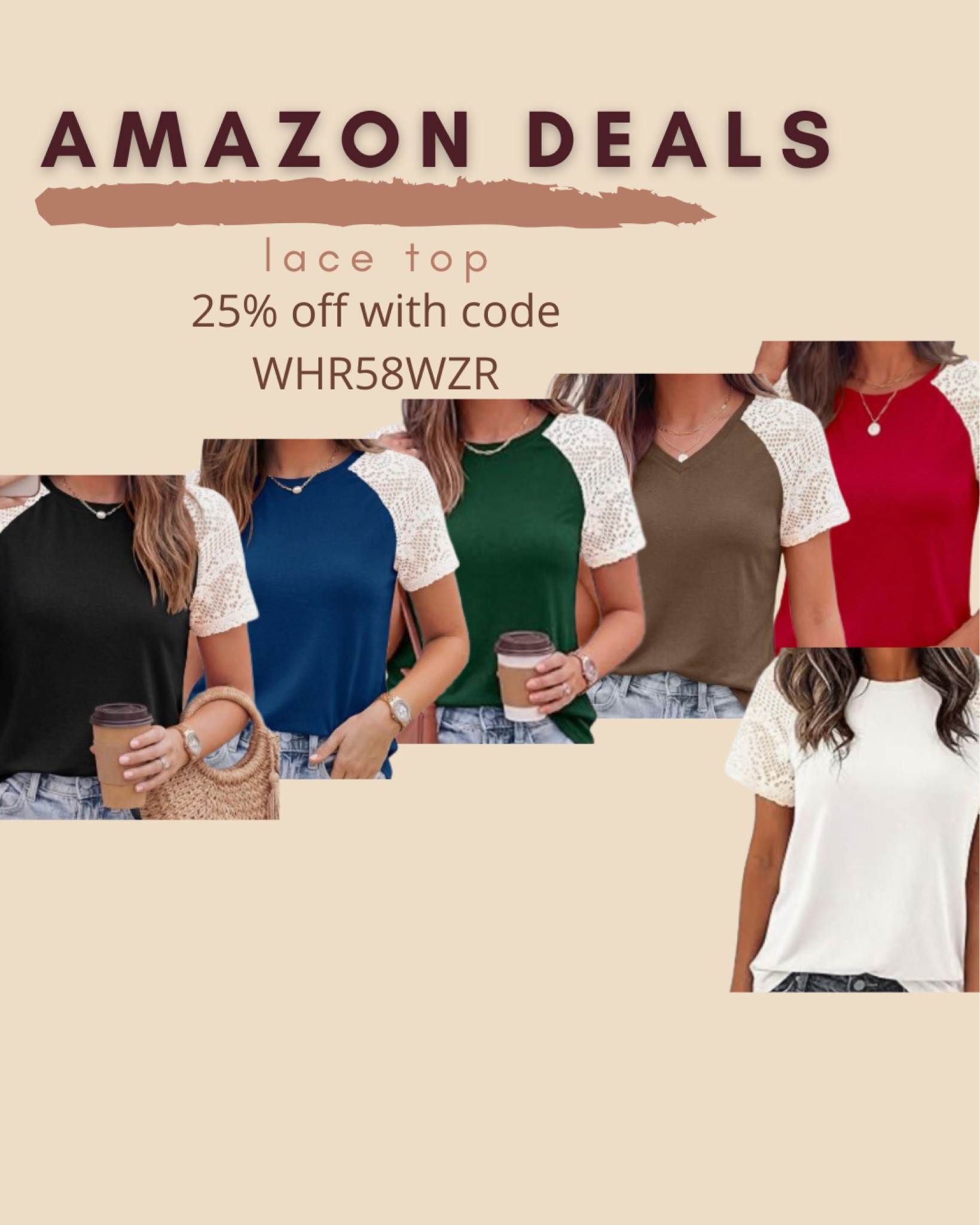 $9 ends 5/5

Amazon fashion
Amazon deals
Lace top
Cute top


#LTKSaleAlert