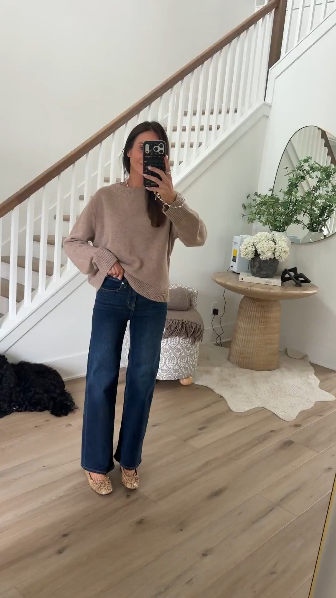 These jeans give you that Mother denim look for way less. I love the dark wash, flattering wide leg shape, and how easily they pair with a simple sweater and flats for fall.

Mother jeans inspired, designer inspired denim, wide leg jeans, dark wash jeans, fall denim, affordable jeans, women’s jeans, casual fall outfit, denim outfit, fall fashion, annabrstyle

#LTKootd #LTKSeasonal #LTKOver40