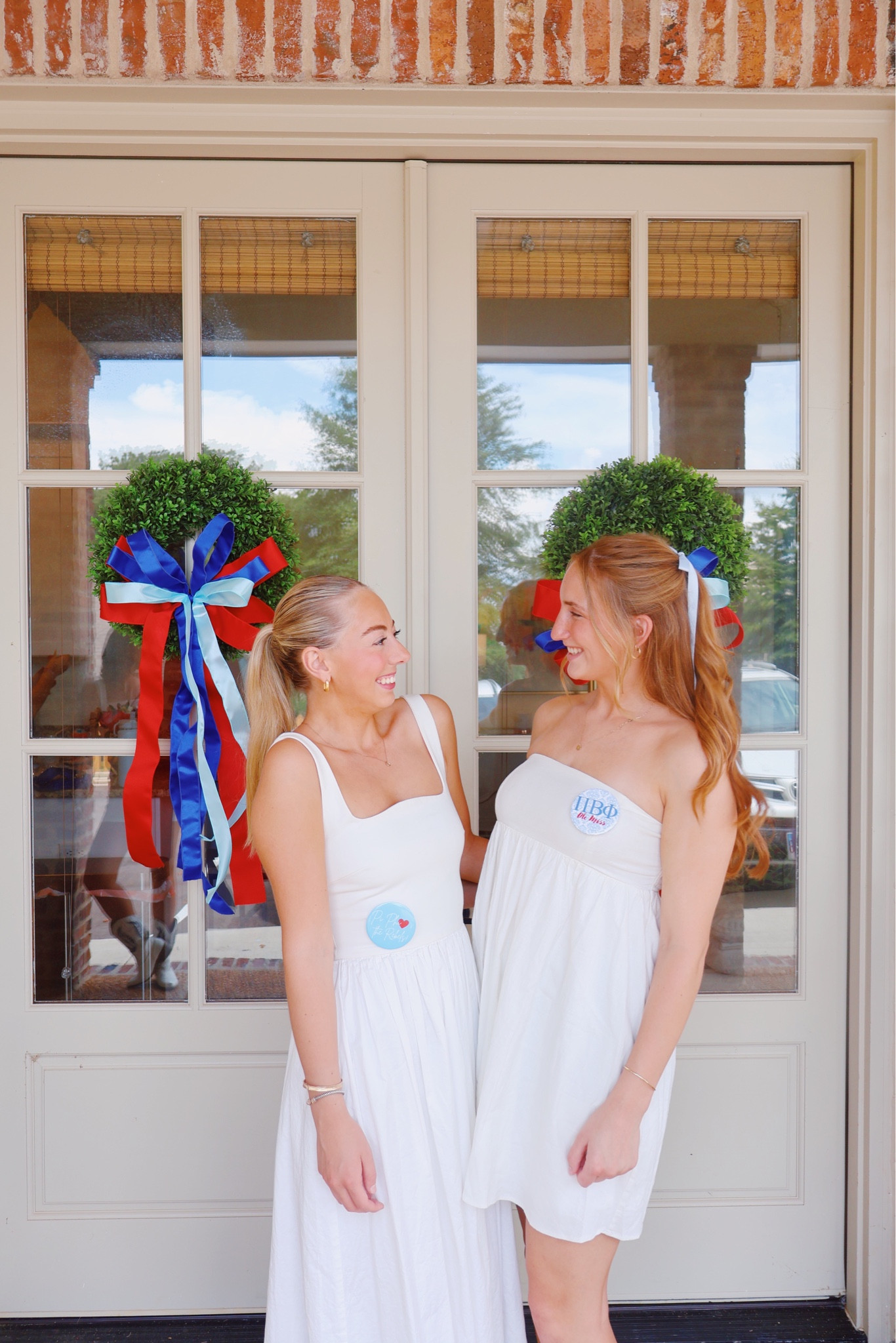 White maxi dress perfect for gamedays!!