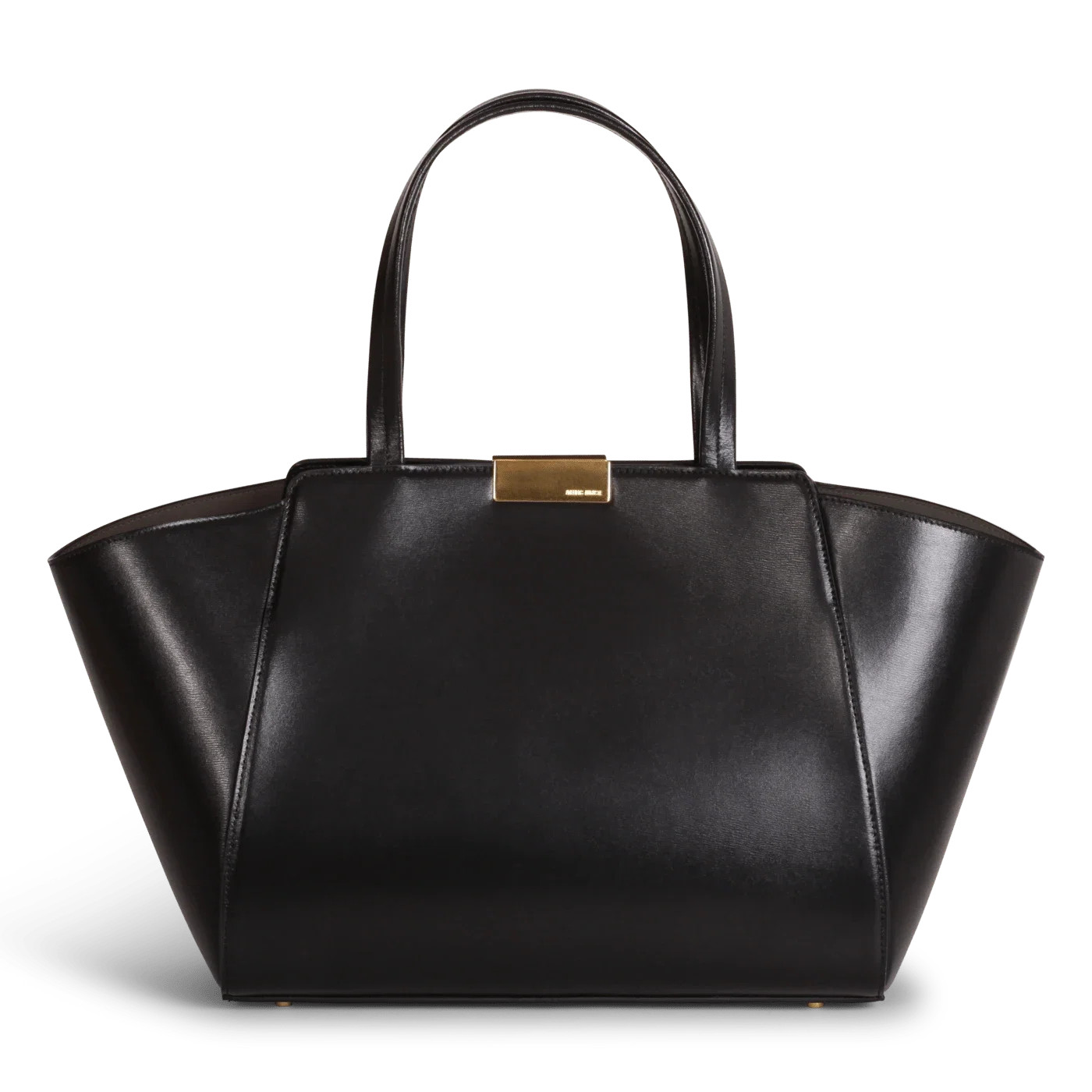 S\u00e9vign\u00e9 Tote - Black Box Leather | ATELIERS AUGUSTE