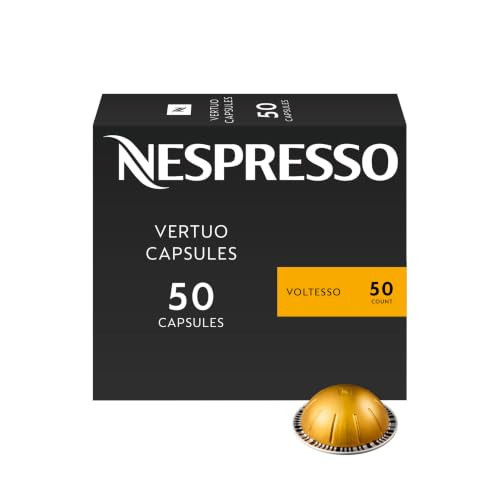 Nespresso Capsules Vertuo, Voltesso, Mild Roast Espresso, 50-Count Espresso Pods, Brews 1.35oz. | Amazon (US)