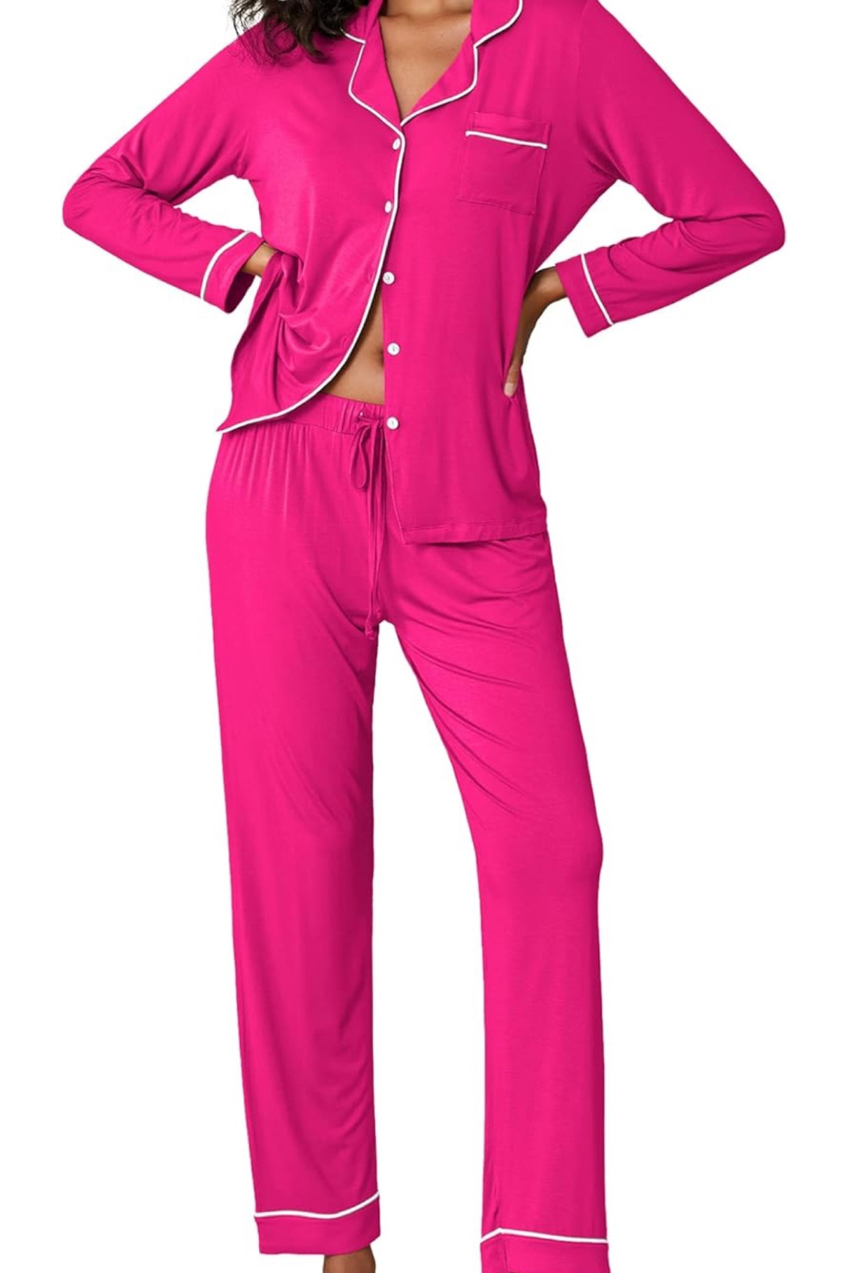 A dupe option for half the price of the In My Sundays pjs launching today. True to size, not sheer. 
Multiple colors available, same soft material for $42 vs $98! 
#inmysundays #dupe #pj 

#LTKGiftGuide #LTKMostLoved #LTKfindsunder100