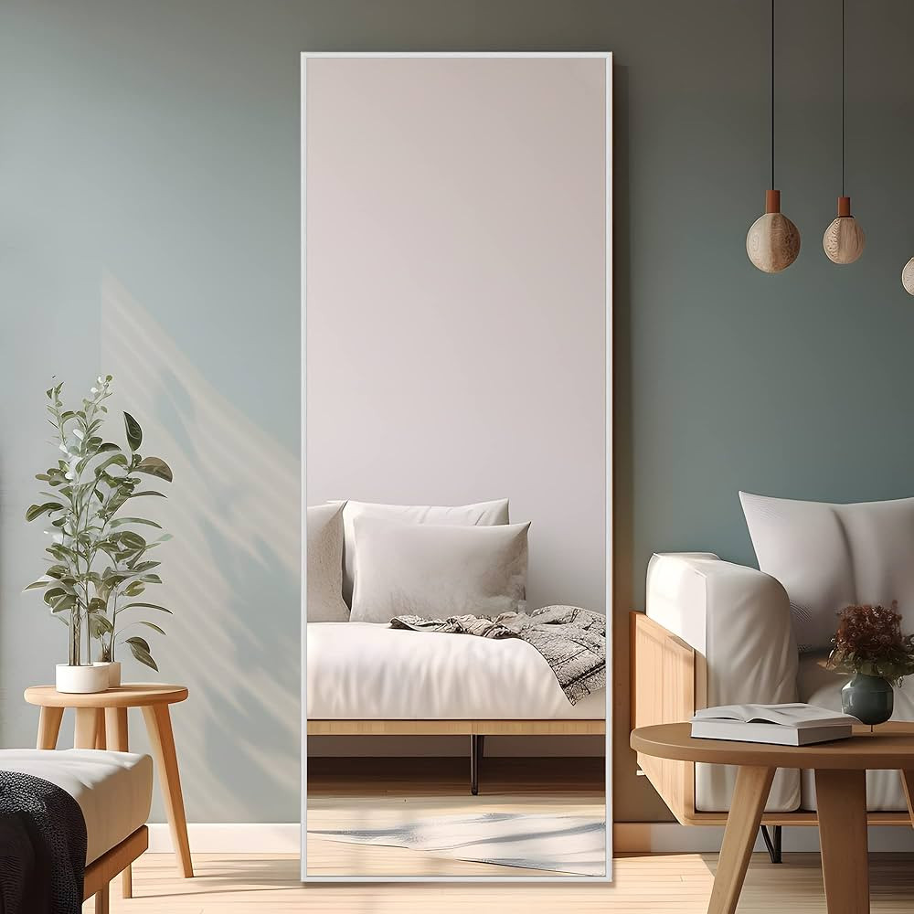 NeuType Full Length Mirror Floor Mirror with Standing Holder Bedroom/Locker Room Standing/Hanging... | Amazon (US)