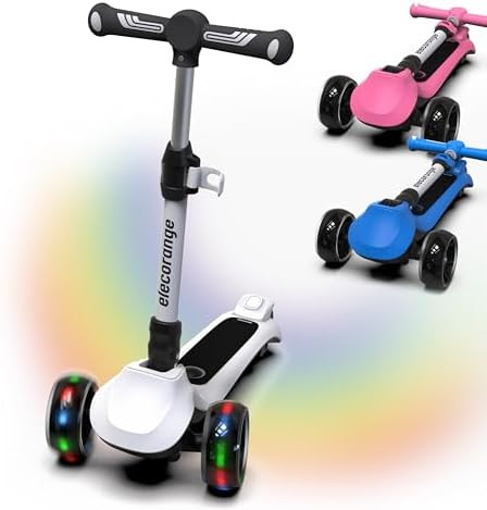 Elecorange T200/T500 Balance Electric Scooter for Kids Age 4-9, 2 Types Front Wheels, Electric Ho... | Amazon (US)