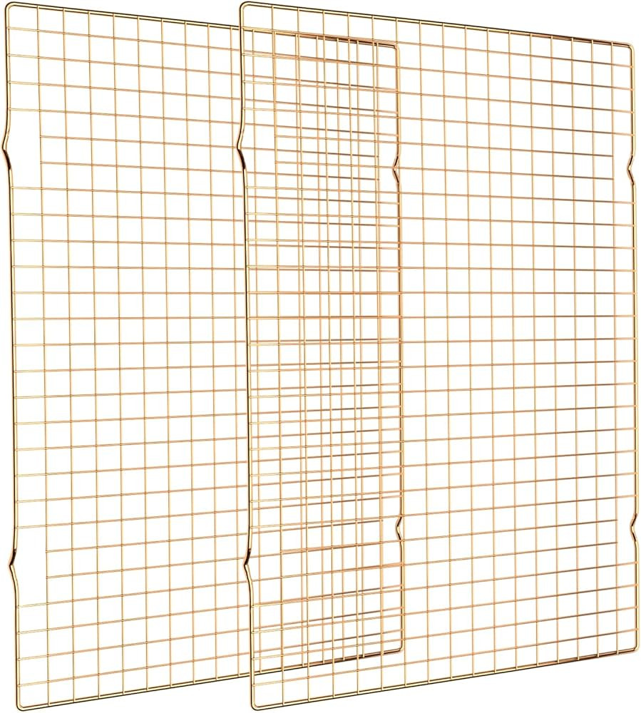 Cooling Rack for Baking, 2-Pack 16x10 Inches Baking Rack, Thick Wire Cookie Rack for Cooking, Roa... | Amazon (US)