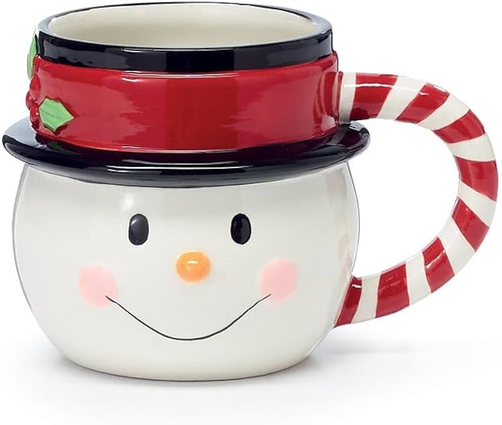 burton+BURTON Taza de café con forma de cabeza de muñeco de nieve, 13 onzas, accesorios de coci... | Amazon (US)