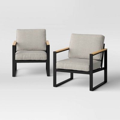 Henning 2pk Patio Club Chairs - Project 62™ | Target