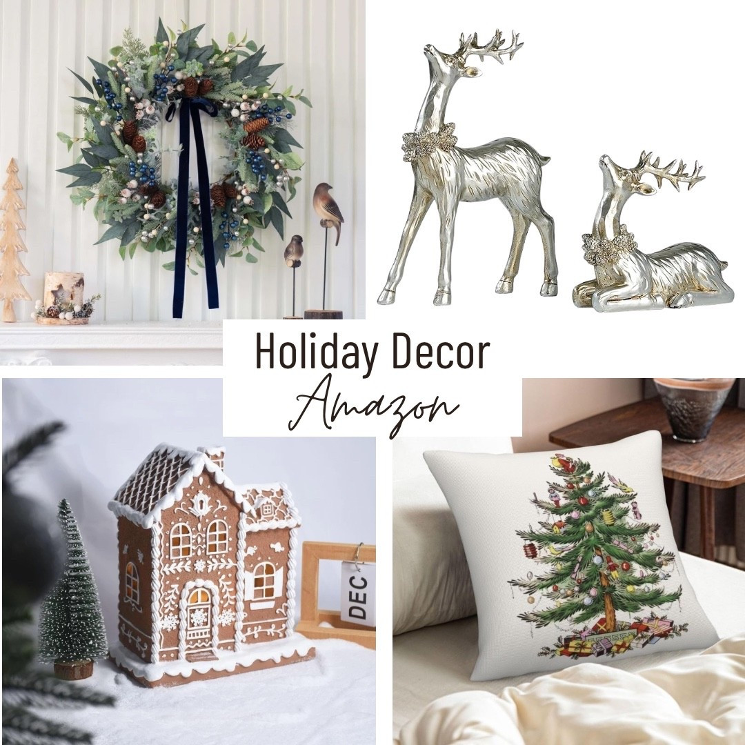 I’m loving all of the Christmas decor options on Amazon! 

#christmasdecor #christmasdecorations #amazonholidayfinds #gingerbread #wreaths #amazonfinds 

#LTKFindsUnder50 #LTKHoliday #LTKHome