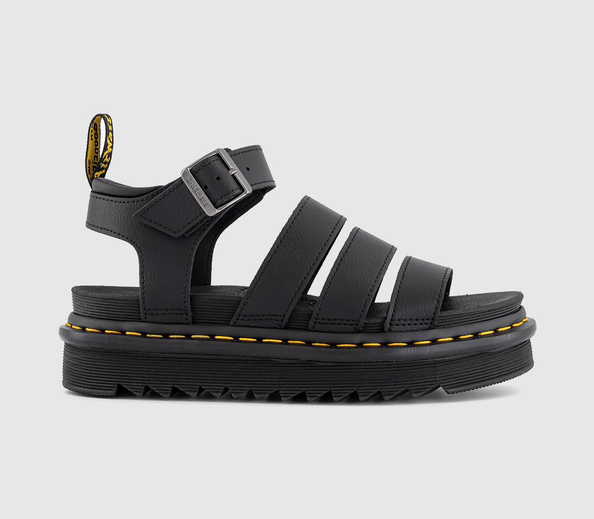 Dr. Martens Womens Blaire Sandals Black Athena, 4 | Office Shoes (UK)