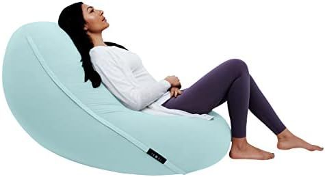 Moon Pod Adult Beanbag Chair, Blue - The Zero-Gravity Bean Bag for Stress, Anxiety, and All Day Deep | Amazon (US)