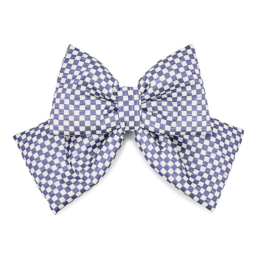 Violet Check Small Bow | MacKenzie-Childs