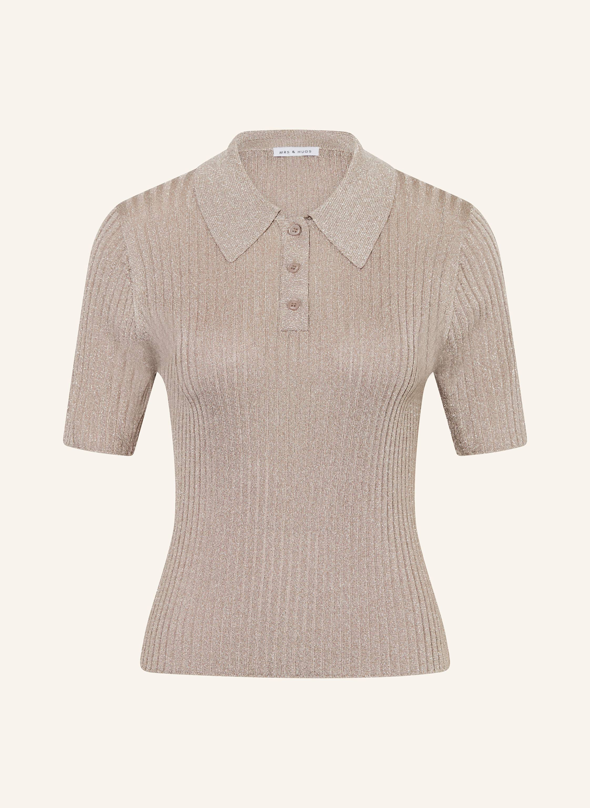 Strick-Poloshirt mit Glitzergarn | Breuninger (DACH)
