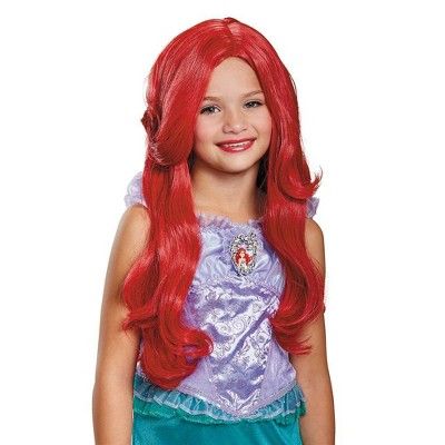 Kids' Disney Princess Ariel Halloween Wig | Target
