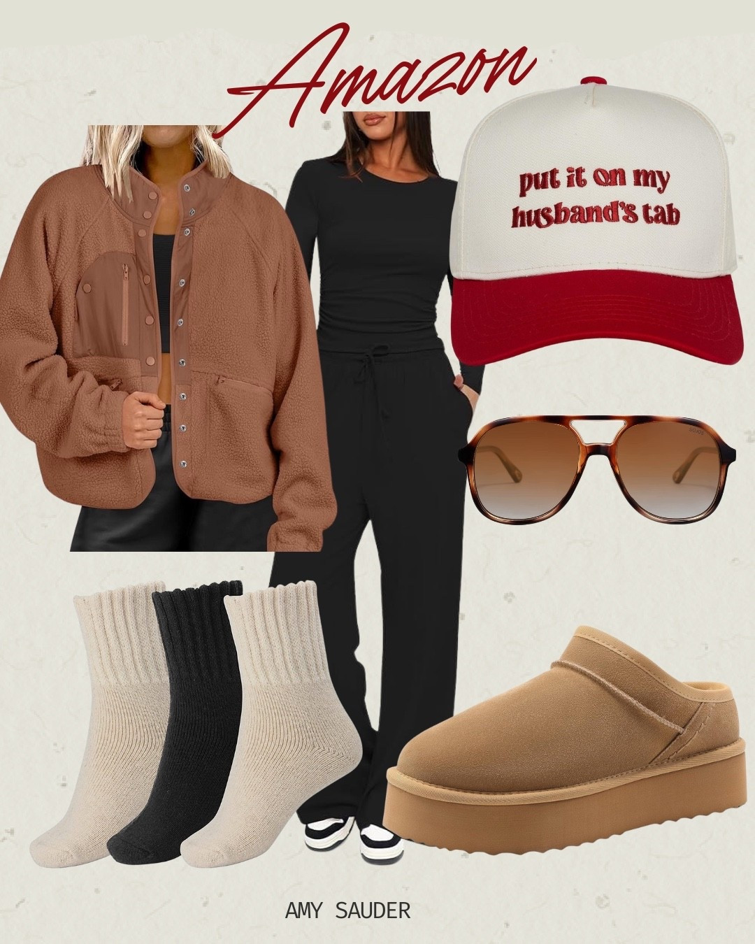 Amazon finds 
Sports mom 
Winter outfit 
Gift guide 

#LTKStyleTip #LTKCyberWeek #LTKGiftGuide