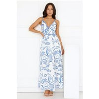 Seashell Glow Maxi Dress White | Hello Molly (US)