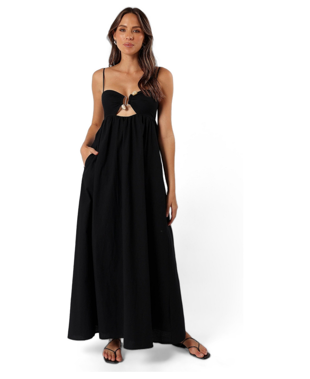 Petal and Pup Women's Tanala Maxi Dress - Black | Macy's