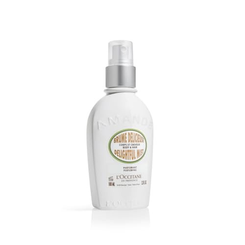 L'OCCITANE Almond Hair & Body Mist, Lightweight Fragrance Spray, Sweet Gourmand Vanilla Scent, Hy... | Amazon (US)