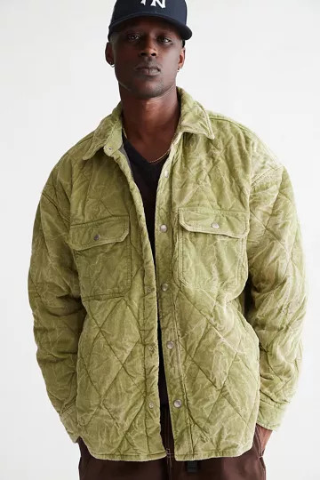 BDG Cord Quilted Shirt Jacket | Urban Outfitters (US and RoW)