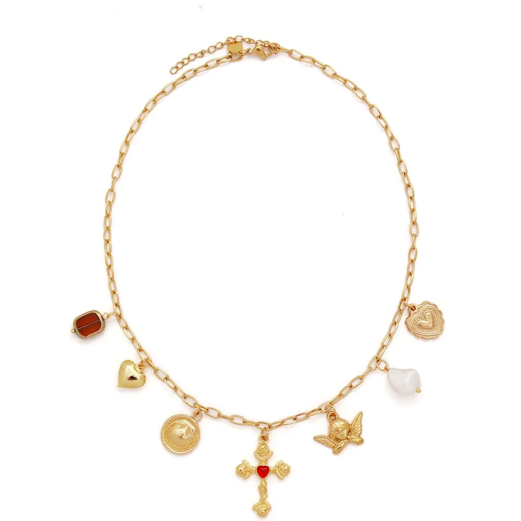Petit Moments Nirvana Charm Necklace in Gold at Nordstrom | Nordstrom