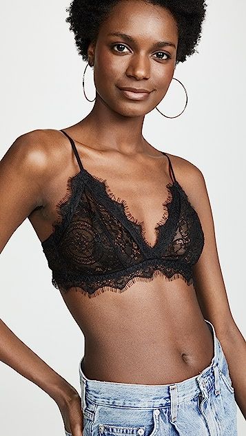 Lace Bra With Trim | Shopbop