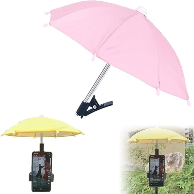 Phone Umbrella, 2024New UV Protection Phone Umbrella for Sun,Universal Adjustable Suction Cup Pho... | Amazon (US)