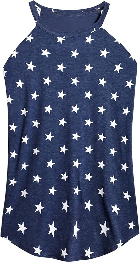 T&Twenties Women Flag Tank Tops Fashion Patriotic Rocker Tank Top American Flag Rocker Shirts USA... | Amazon (US)