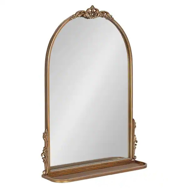 Kate and Laurel Myrcelle Arched Wall Mirror with Shelf - Bed Bath & Beyond - 38949213 | Bed Bath & Beyond