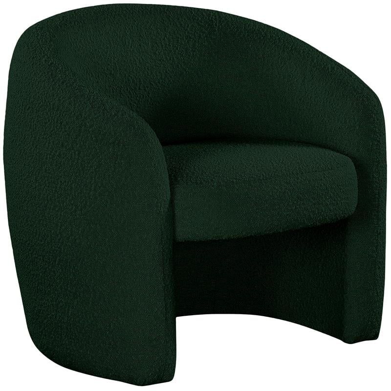 Acadia Green Boucle Fabric Accent Chair | Walmart (US)