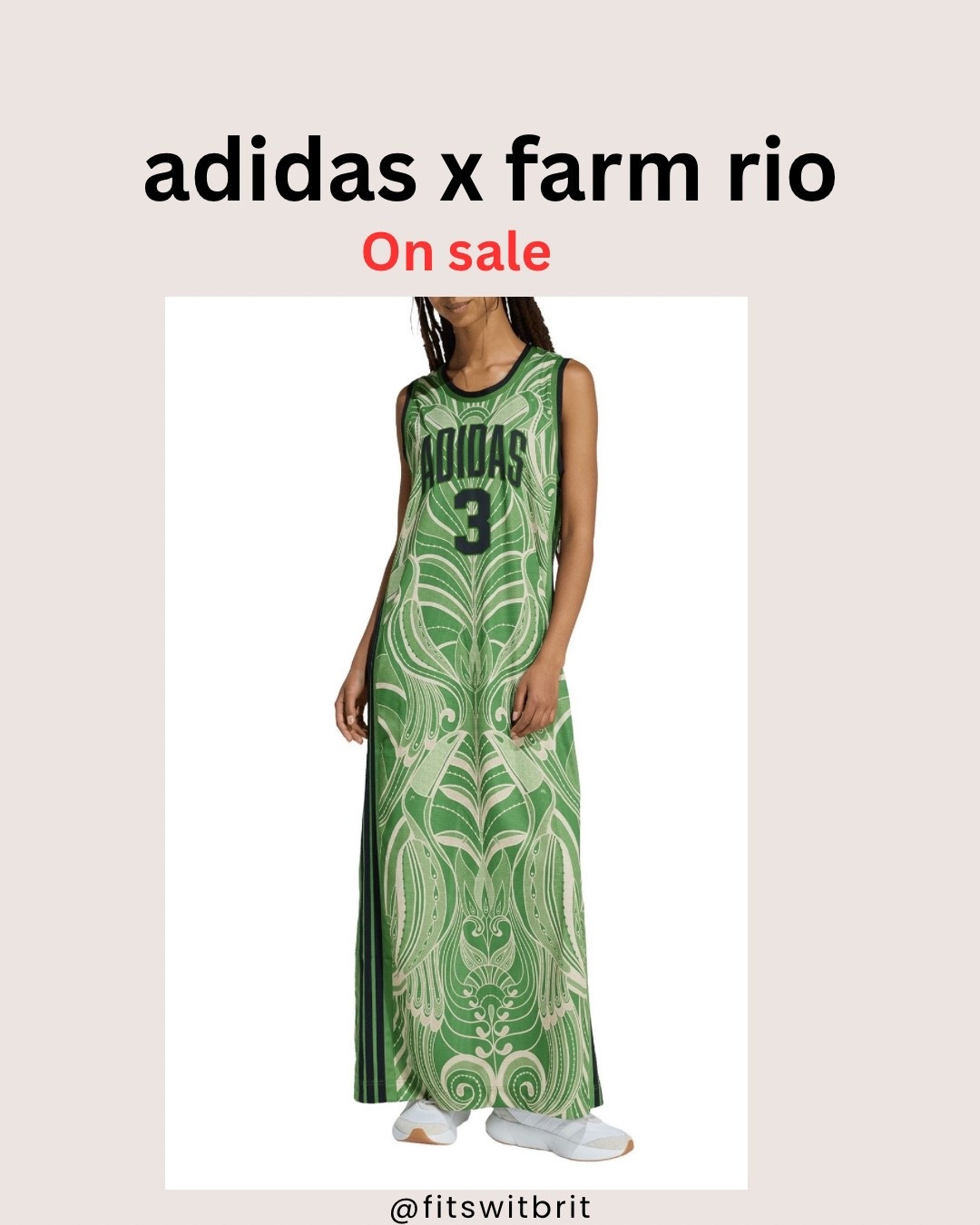 Adidas x Farm Rio dress on sale

#LTKTravel #LTKSaleAlert #LTKootd