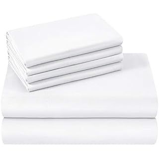 Mellanni Queen Sheet Set - 4 Piece Iconic Collection Bedding Sheets & Pillowcases - Hotel Luxury,... | Amazon (US)