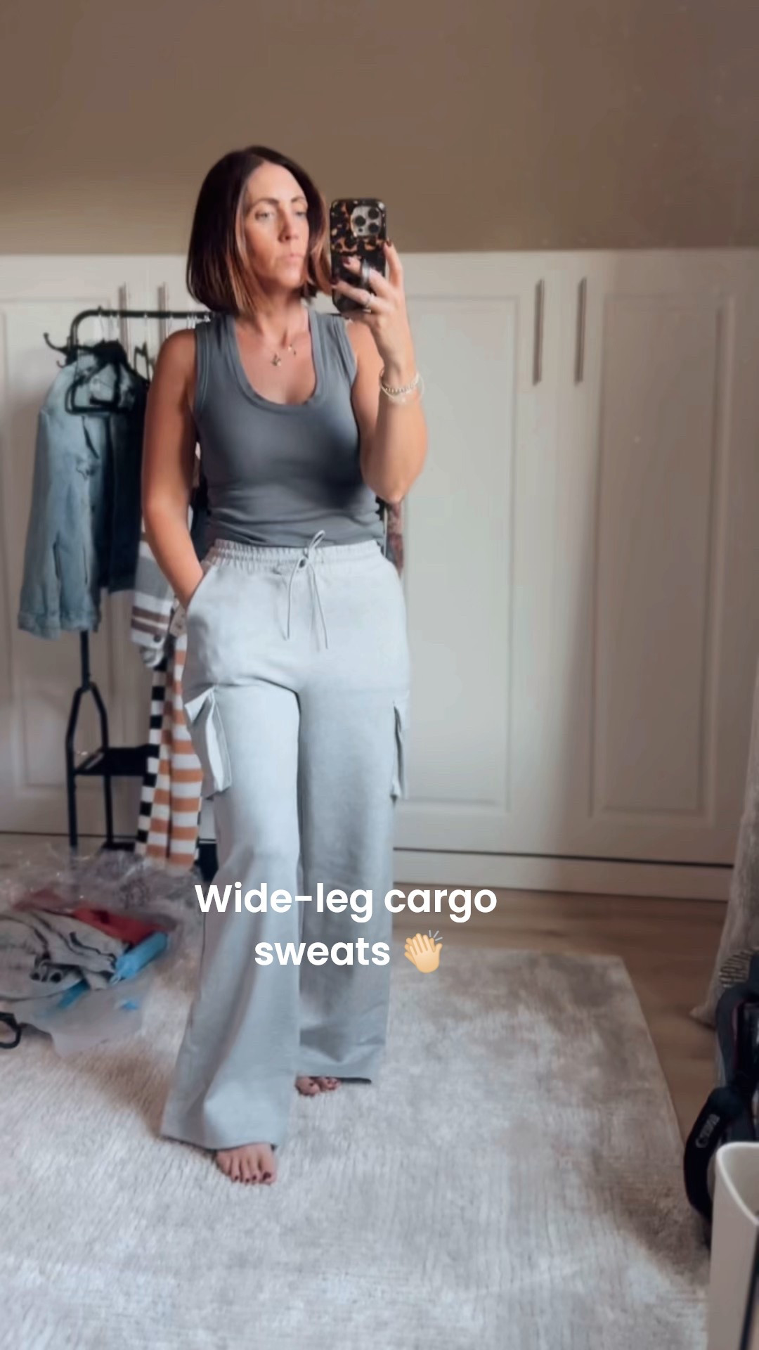 Silky smooth wide-leg cargo pants with drawstring waist // only $22! 

*I’m wearing size small 

- they come in tons of colors and two length options // these are full! 

Walmart, Walmart fashion, look for less, casual style, Mom uniform, fall style, cozy style 

#LTKFindsUnder50 #LTKOver40 #LTKStyleTip