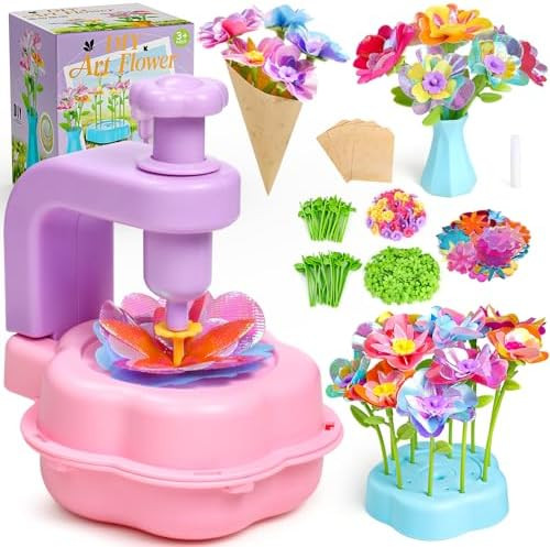 Scvcid Fabric Bouquet Toys Include Extra Accessories Set, Arts and Crafts for Kids Ages 3-12, DIY... | Amazon (US)