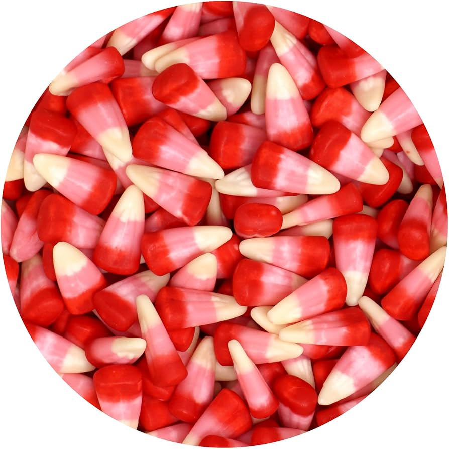 White, Pink & Red Candy Corn, 1 Pound Bulk Bag, Valentines Candy, The Hampton Popcorn & Candy Com... | Amazon (US)