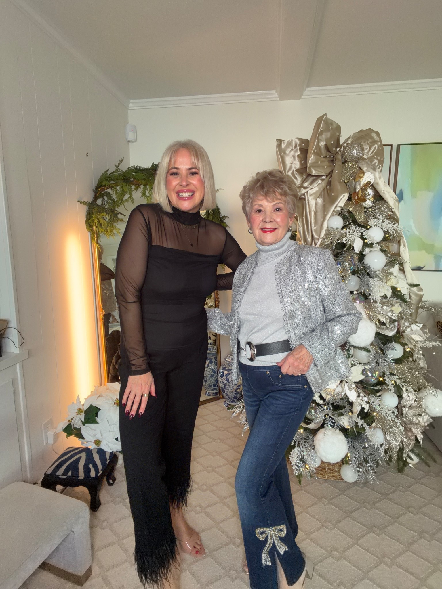 Loving this look for the holidays! 

Wearing a size .5 in pants! 
Mimi in size 00p in top and bottom! 

Women’s fashion, fall fashion, fall outfits, fall outfit inspo, fall ootd, fall outfit ideas, trendy fashion, chic style, Miami fashion, mom fashion, outfit inspo, outfit ideas, luxury fashion 

#LTKHoliday #LTKGiftGuide #LTKOver40