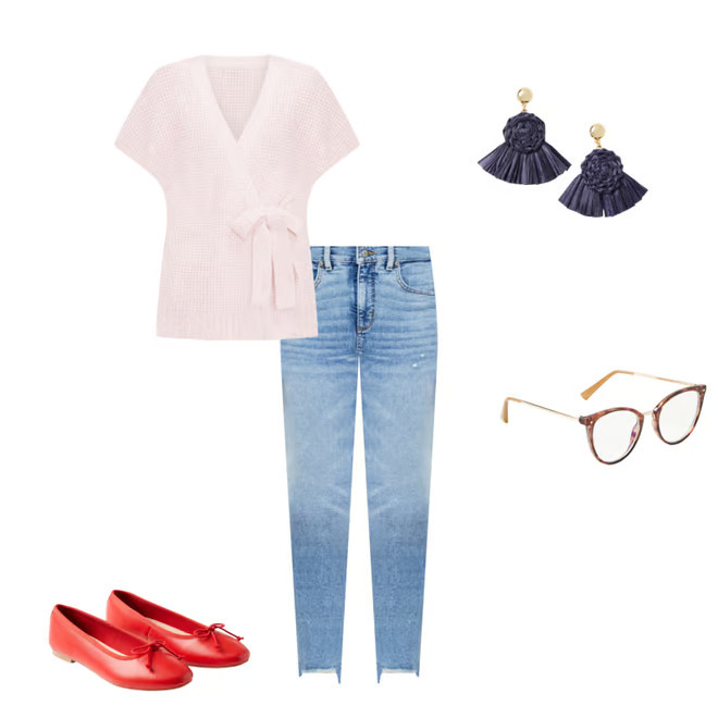 Spacedye Belted Wrap | LOFT