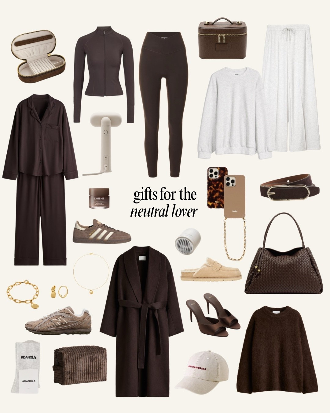 Gifts for the girl who loves neutrals! Send this on for Christmas gift Inspo 🫶🏼 

Gift ideas, activewear, gift guide 

#LTKgiftguide #LTKCyberWeek #LTKuk