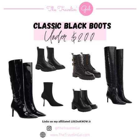 #BlackBoots
#Boots 
#BootsUnder100 
#BootsUnder200 
#TrendAlert 


#LTKshoecrush #LTKfindsunder100 #LTKstyletip