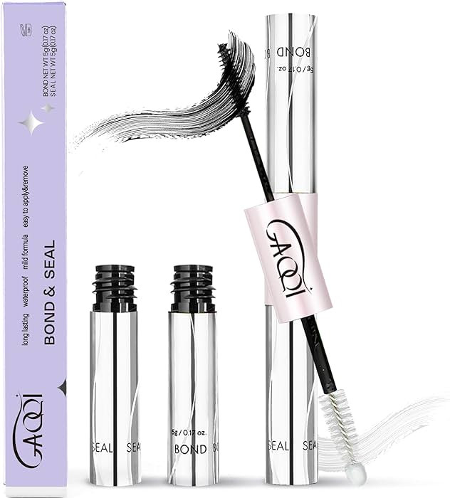GAQQI Lash Cluster Glue, Bond and Seal Waterproof, Bond & Seal Lash Glue for Eyelash Cluster, Eye... | Amazon (US)