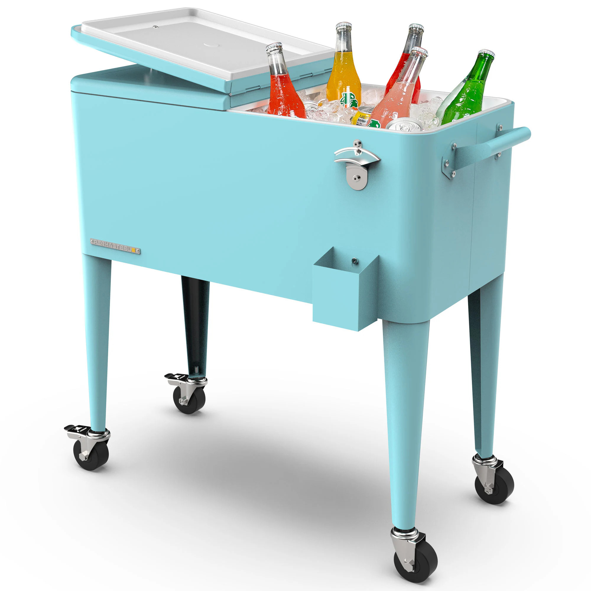Permasteel Classic 80 Quart(s) Blue Insulated Beverage cooler | PS-203 TQ | Lowe's