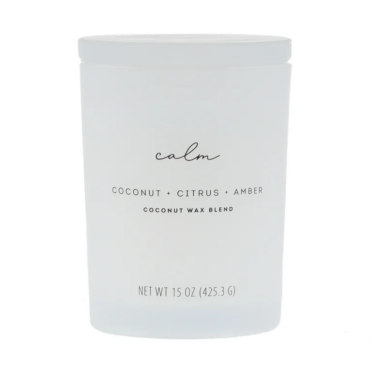 15oz Scented 2-wick Spa Candle - Calm (COCONUT + CITRUS + AMBER) | Walmart (US)