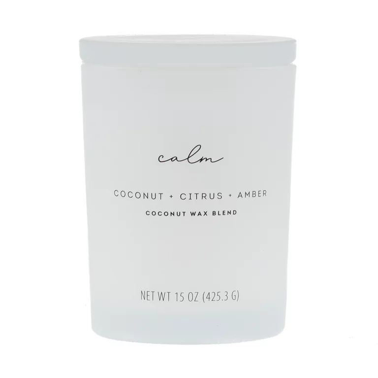 15oz Scented 2-wick Spa Candle - Calm (COCONUT + CITRUS + AMBER) | Walmart (US)