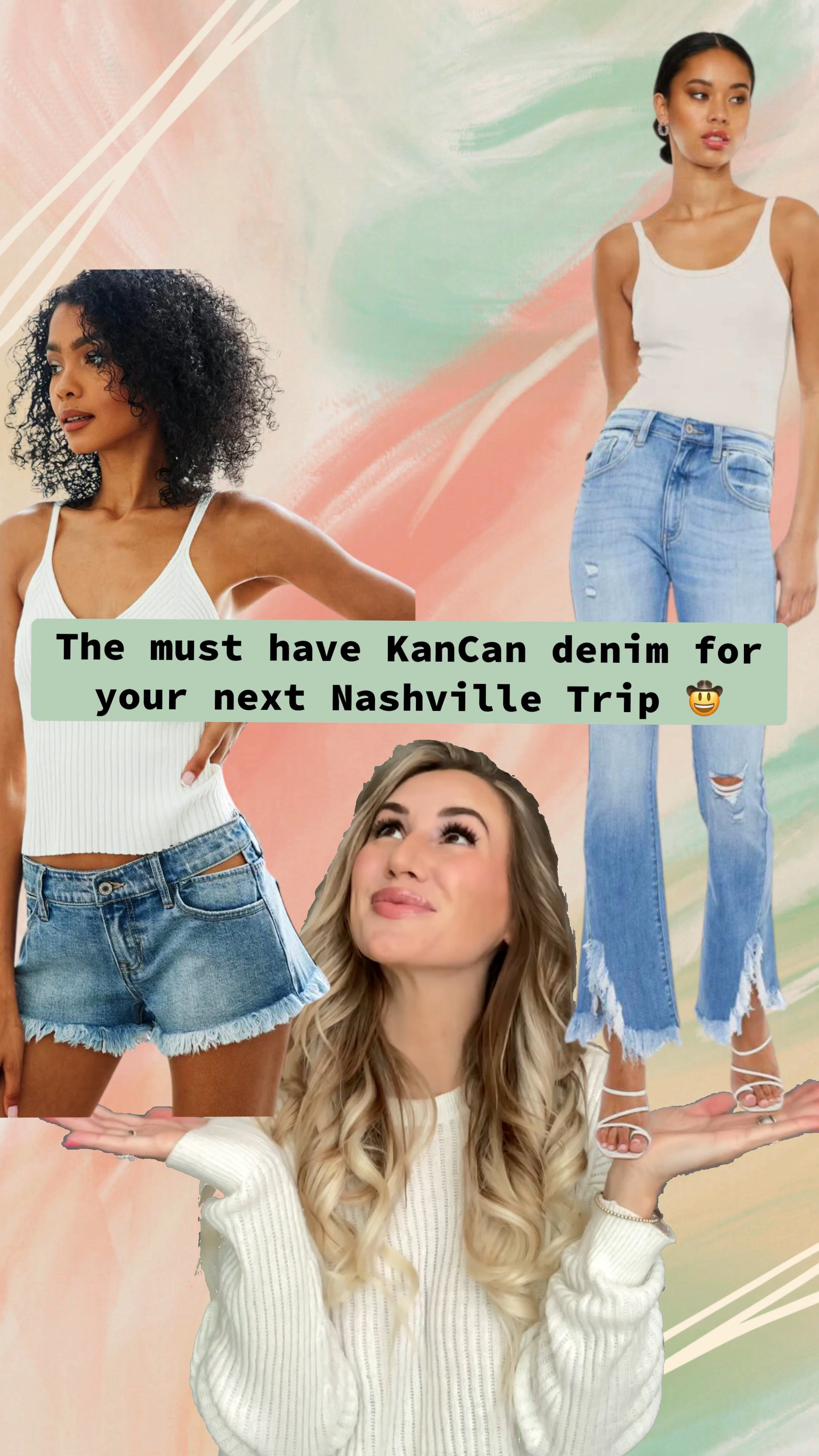 Two super cute pairs of denim that are perfect for summer or a nashville trip! Wearing size 24 in the denim jeans and size 25 in the shorts 💕 code alexisburke for 10% off 😍

#LTKstyletip #LTKGiftGuide #LTKunder100
