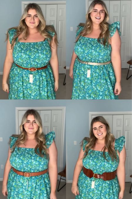 anthro plus size belts in size 2x! Dress is Victoria Dunn in a 3x! Linked some similar dresses. 

#LTKcurves #LTKstyletip #LTKunder50