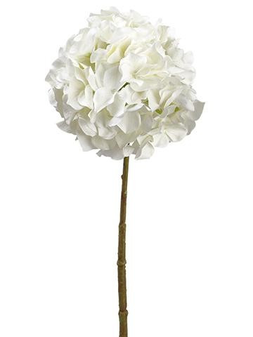 White Hydrangea Silk Flower | Afloral (US)