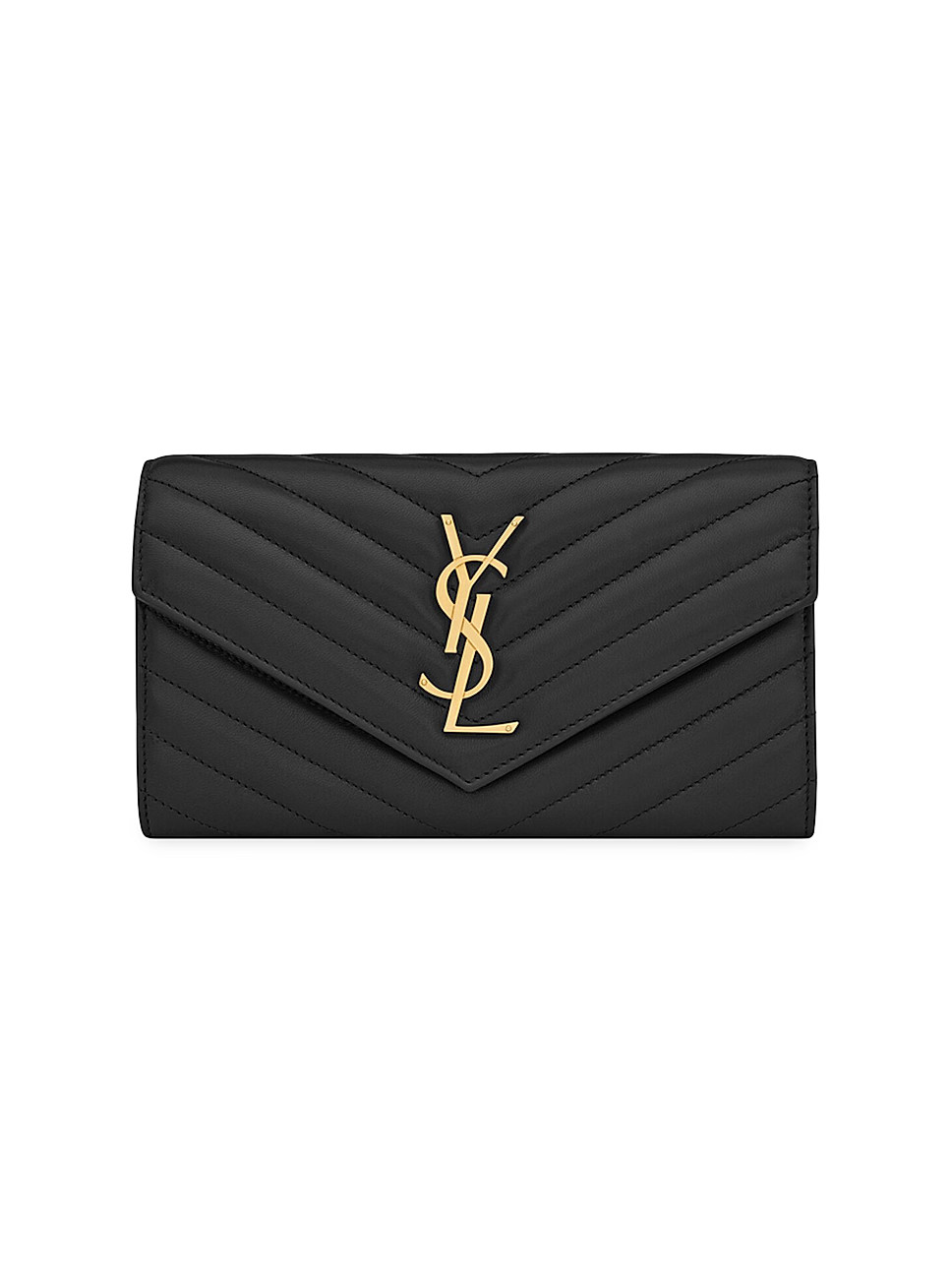 Cassandre Matelass Large Flap Wallet In Lambskin | Saks Fifth Avenue