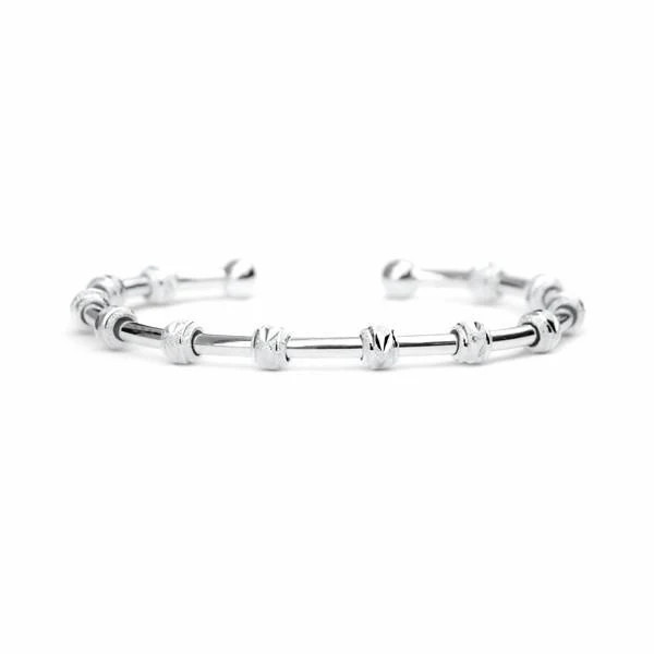 Count Me Healthy Original Silver Journal Bracelet (Best Seller) | Chelsea Charles Jewelry